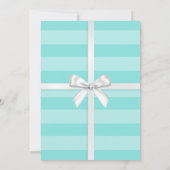 Mint Bride & Co. Bridal Shower Invitation Kaart (Achterkant)