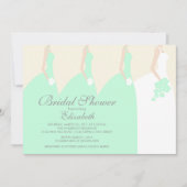 Mint Bridesmaids Bridal Shower Uitnodiging (Voorkant)