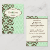  Mint, bruine Kaart met rolgordijn (Voorkant / Achterkant)