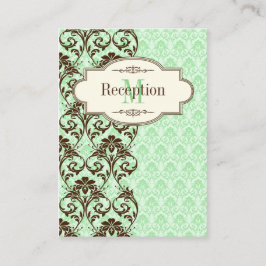  Mint, bruine Kaart met rolgordijn