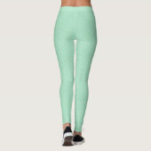 Mint Bunny Diamond Satin Pattern Leggings (Achterkant)