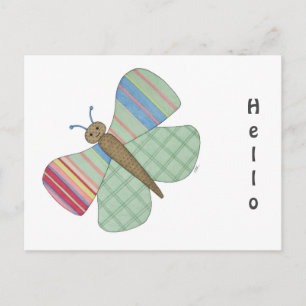 Mint Butterfly Briefkaart