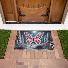 Mint Butterfly Doormat Deurmat