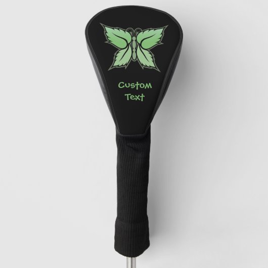 Mint Butterfly Golfheadcover (Voorkant)