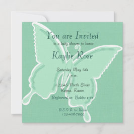Mint Butterfly Kaart