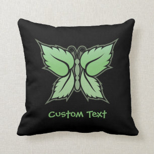 Mint Butterfly Kussen