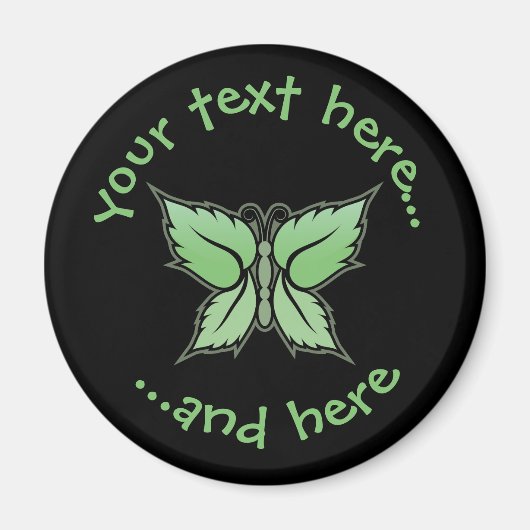 Mint Butterfly Magneet (Voorkant)