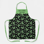 Mint Butterfly Patroon Schort (Voorkant)