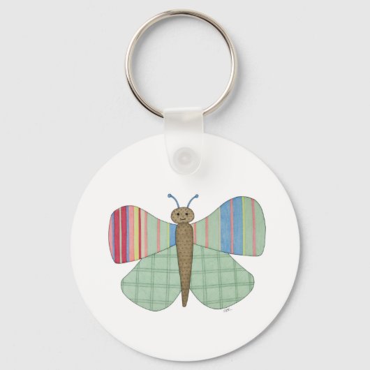 Mint Butterfly Sleutelhanger (Voorkant)