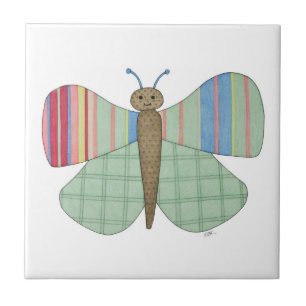 Mint Butterfly Tile Tegeltje