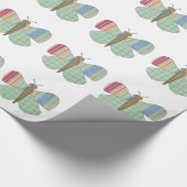 Mint-Butterfly-wrapppapier Cadeaupapier (Hoek)