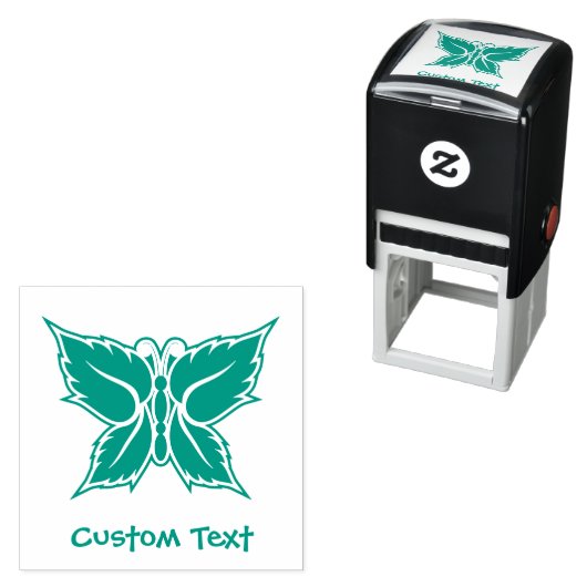 Mint Butterfly Zelfinktende Stempel (In situ)