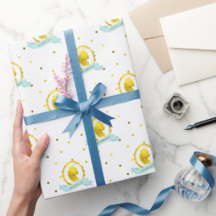 Mint Cameo Princess Birthday Cadeaupapier