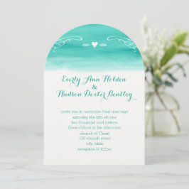Mint Chalkboard Elements Die Cut Wedding Kaart