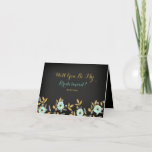 Mint Chalkboard zal je mijn Bridesmaid Card zijn<br><div class="desc">Mooie waterverf bloemen en gouden bladdesign. Collectie in de Little Bayleigh Store. Sommige afbeeldingen zijn © Digital Cloud.</div>