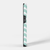 Mint Chevron Monogram iPhone Hoesje (Rechterkant)