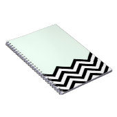 Mint Chevron Piece Notitieboek (Rechterzijde)