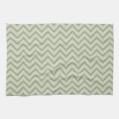 Mint Chevron Theedoek (Horizontaal)