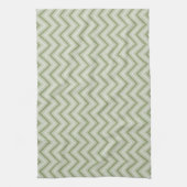 Mint Chevron Theedoek (Verticaal)