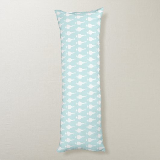 Mint Chic Mode Lady Body Pillow Lichaamskussen (Achterkant (Verticaal))
