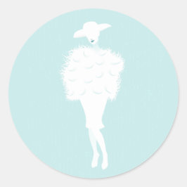 Mint Chic Mode Lady Sticker