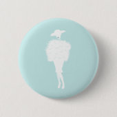 Mint Chic Ronde Button 5,7 Cm (Voorkant)