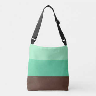 Mint Chocolade Chip 3 Stripe Crossbody Tas