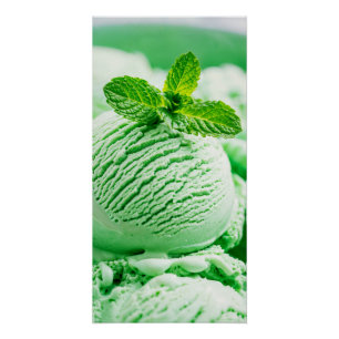 Mint Chocolade Chip Ijs Perfect Poster