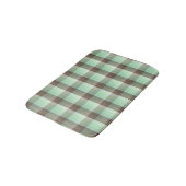 Mint Chocolade Chip Kleur Blok Plaid Strepen Badmat (Gekanteld)