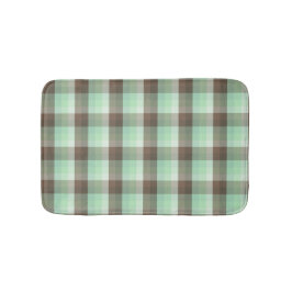 Mint Chocolade Chip Kleur Blok Plaid Strepen Badmat