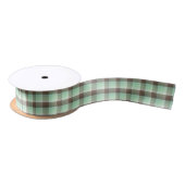 Mint Chocolade Chip Kleur Blok Plaid Strepen Satijnen Lint (Spoel)