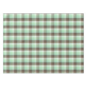 Mint Chocolade Chip Kleur Blok Plaid Strepen Tafelkleed (Voorkant (Horizontaal))