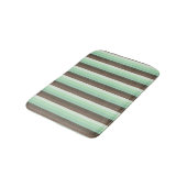 Mint Chocolade Chip Kleur Blok Strepen Badmat (Gekanteld)