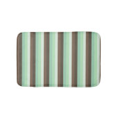 Mint Chocolade Chip Kleur Blok Strepen Badmat (Voorkant)