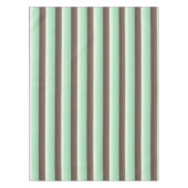 Mint Chocolade Chip Kleur Blok Strepen Tafelkleed (Voorkant)