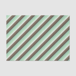 Mint Chocolade Chip Kleur Blok Strepen Tissuepapier