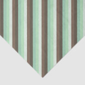 Mint Chocolade Chip Kleur Blok Strepen Tissuepapier (Detail)