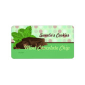 Mint Chocolade Chip Labels (Voorkant)