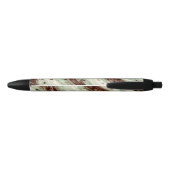 Mint Chocolade Chip Milkshake Marmer Design Zwarte Inkt Pen (Achterkant)
