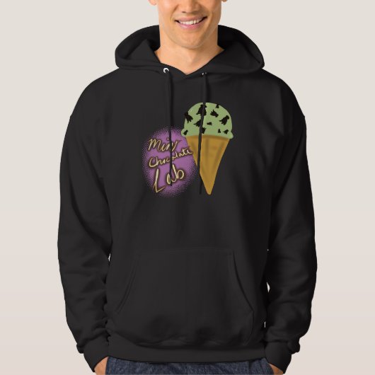 Mint Chocolade Lab Hoodie (Voorkant)