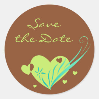 Mint Chocolade Ronde Sticker