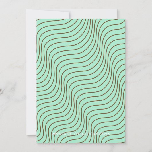 Mint Chocolate Cake Kaart (Achterkant)