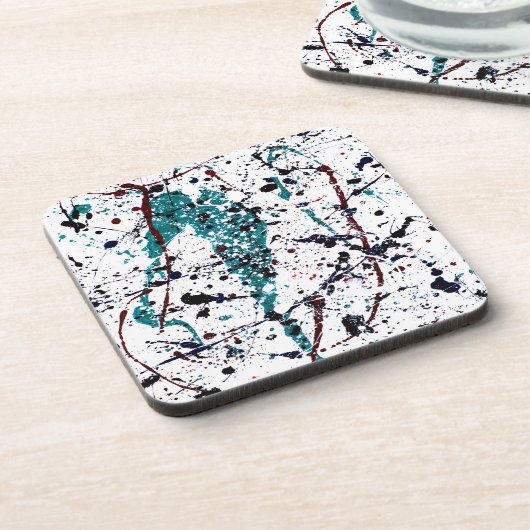 Mint Chocolate Chip Bier Onderzetter (Linkerzijde)