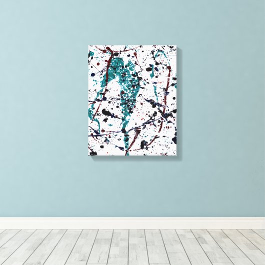 Mint Chocolate Chip Canvas Afdruk (Insitu (Houten vloer))