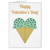 Mint Chocolate Chip Ice Cream Heart Valentijn (Voorkant)