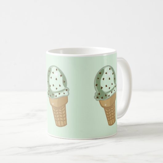 Mint Chocolate Chip Koffiemok (Voorkant rechts)