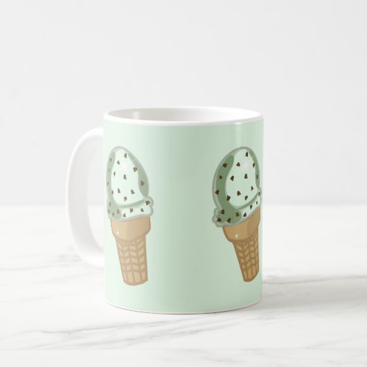 Mint Chocolate Chip Koffiemok (Voorkant links)