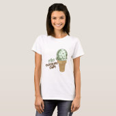 Mint Chocolate Chip met tekst T-shirt (Voorkant volledig)