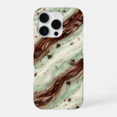 Mint Chocolate Chip Milkshake Marble Design iPhone Hoesje (Achterkant)
