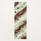 Mint Chocolate Chip Milkshake Marble Design Yogamat (Voorkant)